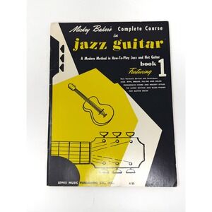 Vintage 1955 Mickey Baker Complete Course Jazz Guitar Book 1 Method Instruction
